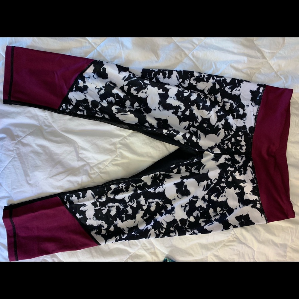 Zella Workout pants yoga leggings mesh cutouts